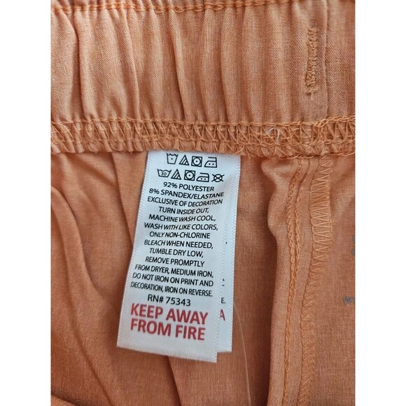 Tommy Bahama Boys Orange Swim Athletic Shorts Drawstring Elastic Waist M 7/8 NWT - Picture 6 of 9